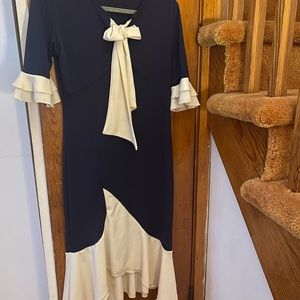 YACUN Women Bodycon Dress Cocktail Work Half Sleeve Bow Tie Party Dresses